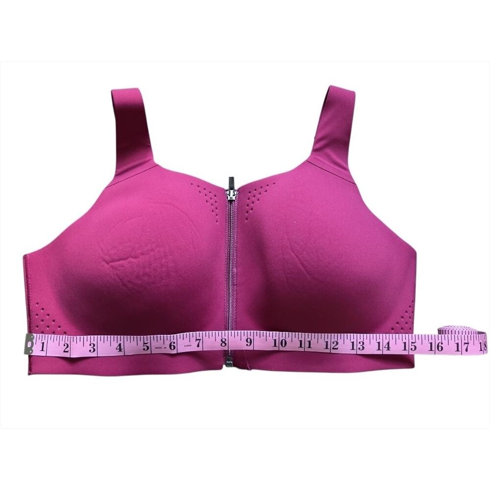 Victoria's Secret Featherweight Max Front-Close Sports Bra Campari Red 38D - Picture 8 of 9